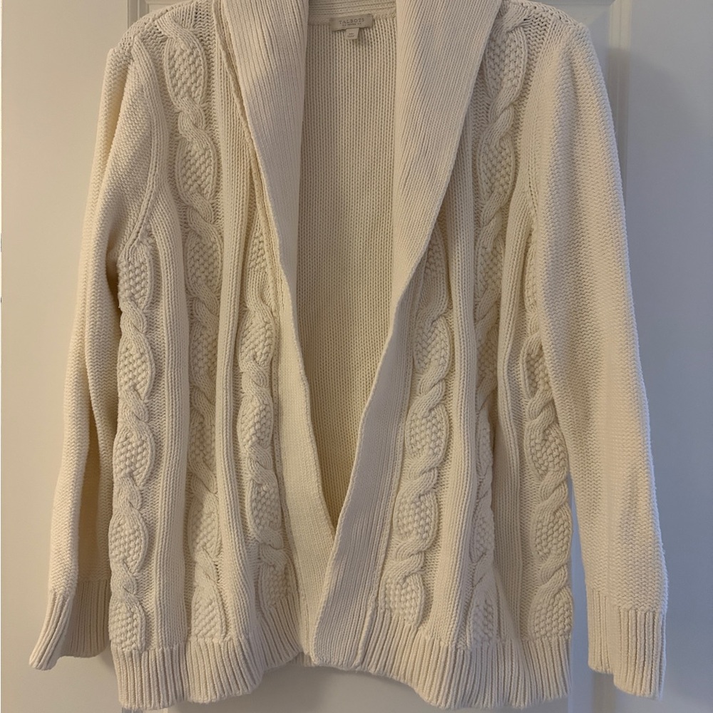 Talbots Cable Knit Cardigan